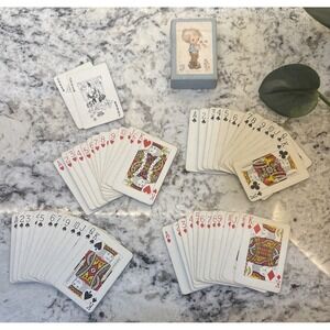 Vintage Betsey Clark Playing Cards Hallmark MINI Deck 75BC767-9 Little Boy Birds
